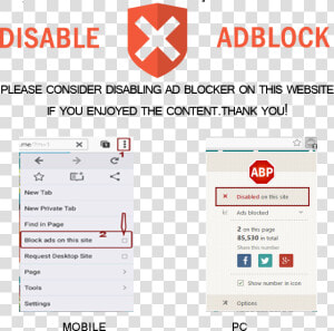 Block Anti Adblock Messages  HD Png Download