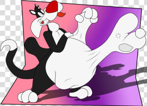 Feisty Meal   Looney Tunes Sylvester Vore  HD Png Download