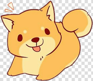 Transparent Kawaii Png   Cute Shiba Inu Drawing  Png Download