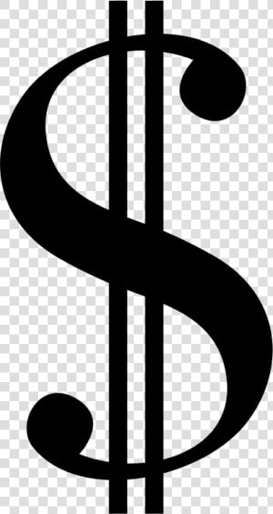 Black Dollar Sign Png   Black Dollar Sign Clipart  Transparent Png