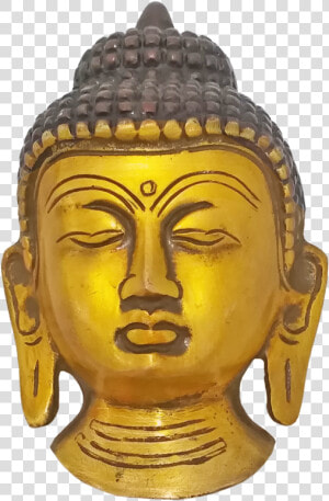 Brass Buddha Wall Hanging With Brown Coated Showpiece    Gautama Buddha  HD Png Download