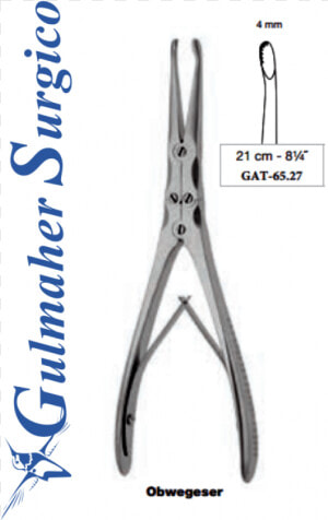 Obwegeser Nasal Septum Forceps 4mm  21cm   Nipper  HD Png Download