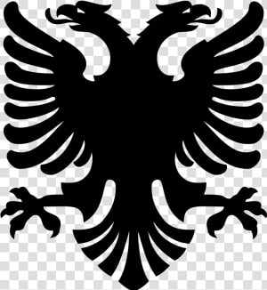 Variant Of Albanian Eagle   Albania Flag  HD Png Download