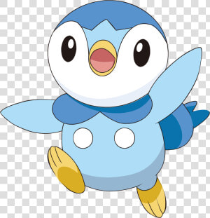 Anime Boy Clipart Goth   Pokemon Piplup  HD Png Download