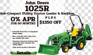 Sixth Slide   John Deere Compact Tractors  HD Png Download