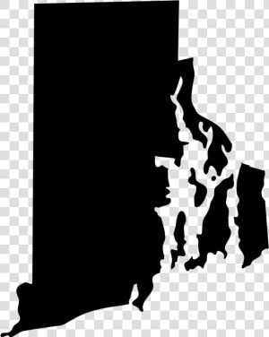 Transparent Island Silhouette Png   Rhode Island State Map  Png Download