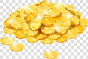 Gold Pile Png   Gold Coins Clip Art  Transparent Png