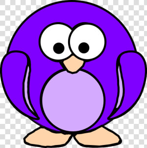 Purple Penguin Clip Art At Clkercom Vector   Pink And Purple Penguin  HD Png Download