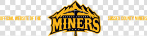 Mining Clipart Ice Pick   Sussex County Miners Logo  HD Png Download