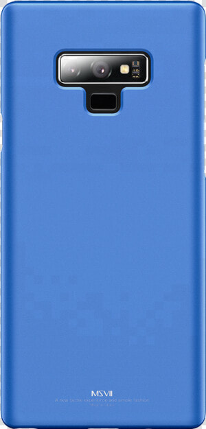 Msvii For Samsung Note 9  Slim Full Hard Frosted Pc   Note 9 Back Cover Blue  HD Png Download