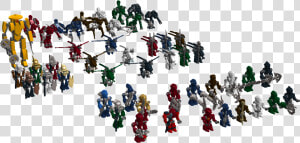 Lego Bionicle Minifigures  HD Png Download