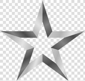 Silver Star Png Image Concave  Silver Stars  Stars   Clear Background Png Star  Transparent Png