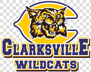 Clarksville Wildcats Mascot Logo   Clarksville High School  HD Png Download