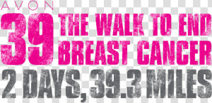 Breast Cancer Walk   Avon 39  HD Png Download