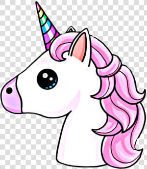 Unicorn Emoji Png   Easy Unicorn Drawing  Transparent Png