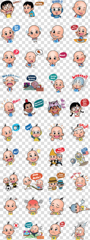 Stiker Whatsapp Upin Ipin  HD Png Download