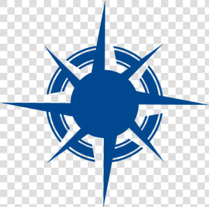 Bism Logo  Blue Compass   Navy Blue Compass Icon  HD Png Download