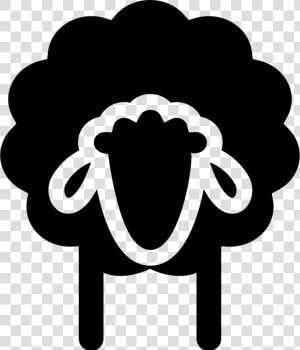 Sheep Front View   Sheep Flat Icon  HD Png Download