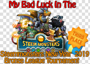 I Missed The Tournament Finale Because Of Bad Luck   Steem Monsters  HD Png Download