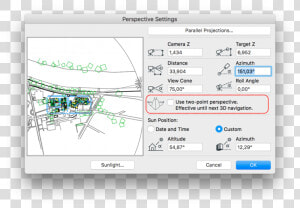 Perspective Settings Archicad  HD Png Download