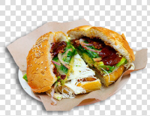 Cemita Milanesa De Pollo  HD Png Download