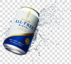 Suntory All Free ビール  HD Png Download