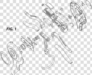 Exploded Lf scale Patent   Sketch  HD Png Download