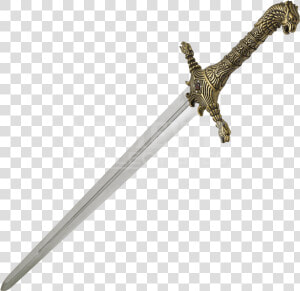 Black And Gold Sword   Png Download   Game Of Thrones Oathkeeper Sword  Transparent Png