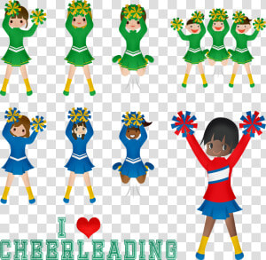 Cheerleading  Cheerleader  Afro American  Girl  Team   HD Png Download