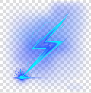 Ftestickers Clipart Lightningbolt Blue Cute   Blue Lightning Bolt Clipart  HD Png Download