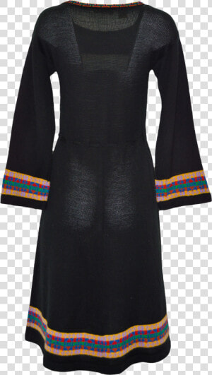 Black Knit Dress With Colorful Tassels By Milanse dress   Day Dress  HD Png Download