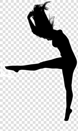 Clip Art Contemporary Dancer Silhouette   Logo Contemporary Dance Vector  HD Png Download