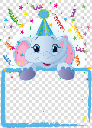 Marco Png Partido Azul   First Birthday Frame Png  Transparent Png