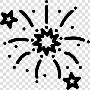 Fireworks Boom Bang Festival Celebration New Year Stars   New Year Fireworks Svg  HD Png Download