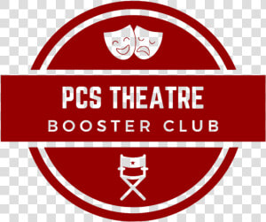 Pcs Theatre Booster Club Logo red   Emblem  HD Png Download