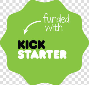 Funded With Kickstarter   Kickstarter Funded Logo  HD Png Download