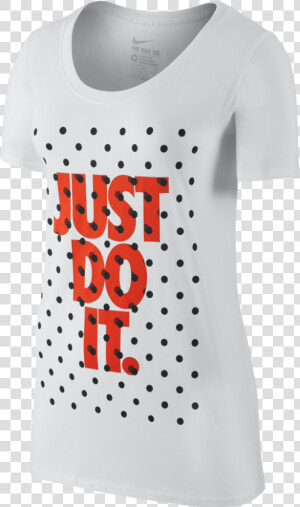 Nike Women S Boyfriend Shadow Dot Just Do It Short  HD Png Download