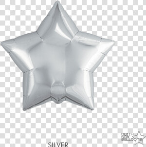 Deflated Balloon Png   Png Download   Silver Star Foil Balloon Png  Transparent Png