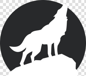 Wolf Servers Logo   Hình Con Sói Trắng Đen  HD Png Download