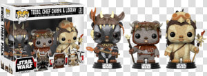 Vinyl Star Wars Ewok Wicket Pop Vinyl Pop   Funko Pop Star Wars Ewok 3 Pack  HD Png Download