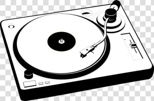 Vintage Turntable Clipart   Record Player Vinyl Clipart  HD Png Download