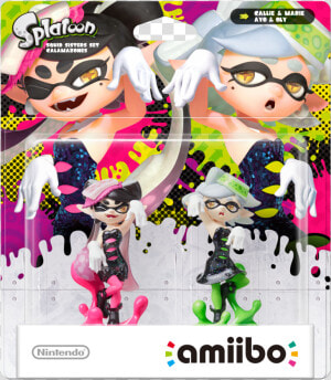 Callie And Marie Box Bundle   Callie Marie Amiibo Box  HD Png Download