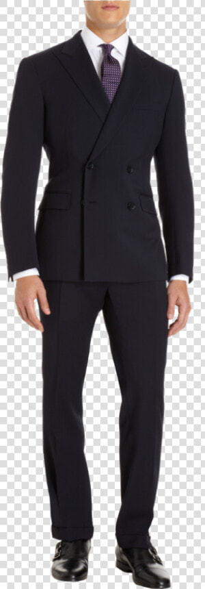 Ralph Lauren Black Label Suit Double Breasted  HD Png Download