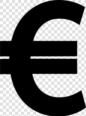 Finance Money Currency Svg   Black Euro Sign  HD Png Download