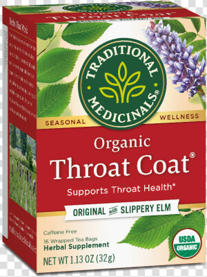 Traditional Medicinals Throat Coat  HD Png Download