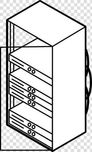 Server  Cupboard  Rack  Server Rack   Server Rack Clip Art  HD Png Download