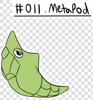 011 Metapod  HD Png Download