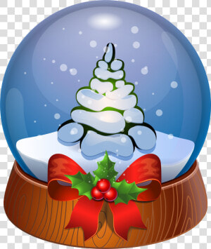 Christmas Tree Snow Globe Transparent Png Clip Art   Christmas Snow Globe Transparent Background  Png Download