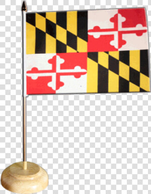 Usa Maryland Table Flag   State Md Maryland Flag  HD Png Download