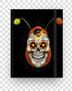 Caderno Caveira Mexicana   Skull  HD Png Download